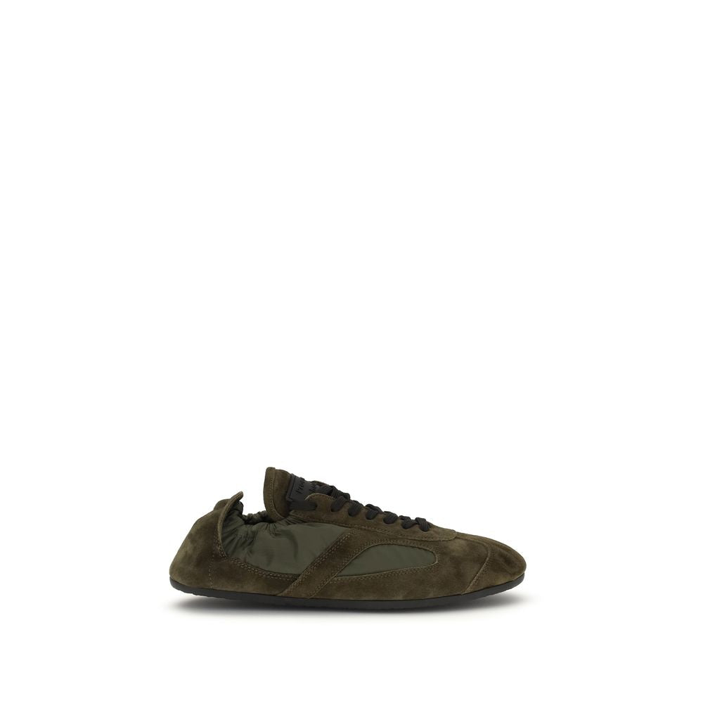 Proenza Schouler Bicolor Calf Leather Bos Taurus Low Top Sneakers