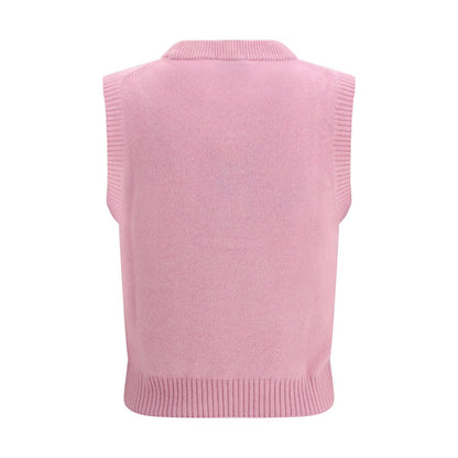 Ganni Multicolor Wool Sleeveles Sweater
