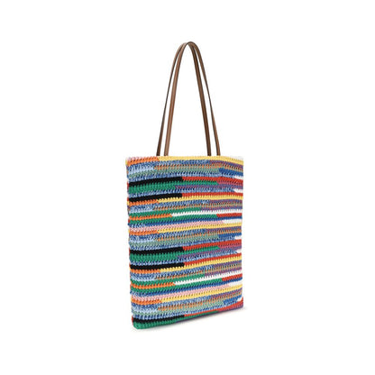 Miu Miu Multicolor Cotton Shoulder Bag