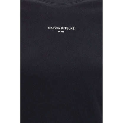 Maison Kitsuné Black Cotton T-Shirt