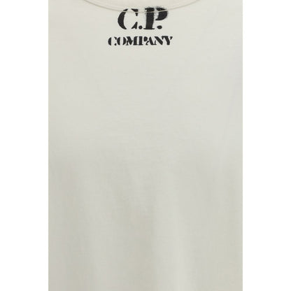 C.P. Company White Cotton T-Shirt