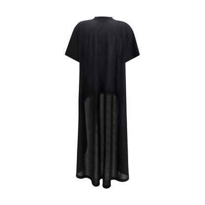 Balenciaga Black Cotton Casual Dress