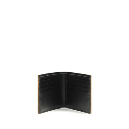 Valentino Garavani Black Calf Leather Bos Taurus Wallet