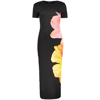 Desigual Black Viscosa Women Dress