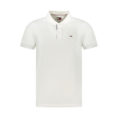 Tommy Hilfiger White Cotton Men's Polo Shirt