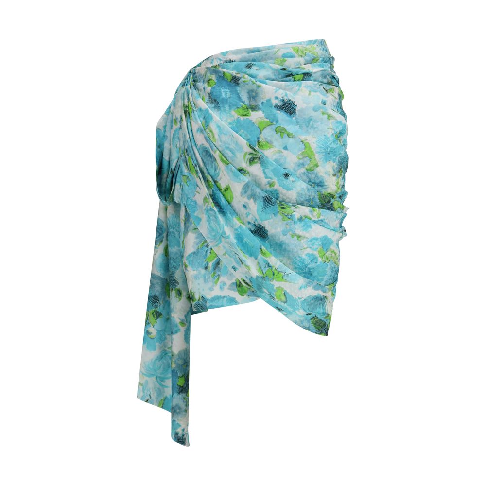Chloé Multicolor Silk Mini Skirt