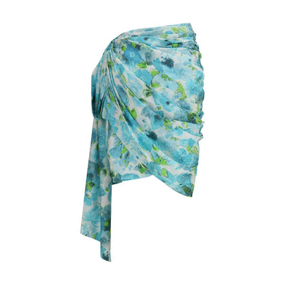 Chloé Multicolor Silk Mini Skirt