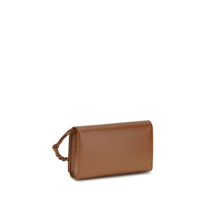 Jil Sander Brown Calf Leather Bos Taurus Wallet