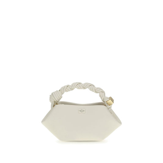 Ganni White Recycled Polyester Shoulder Bag