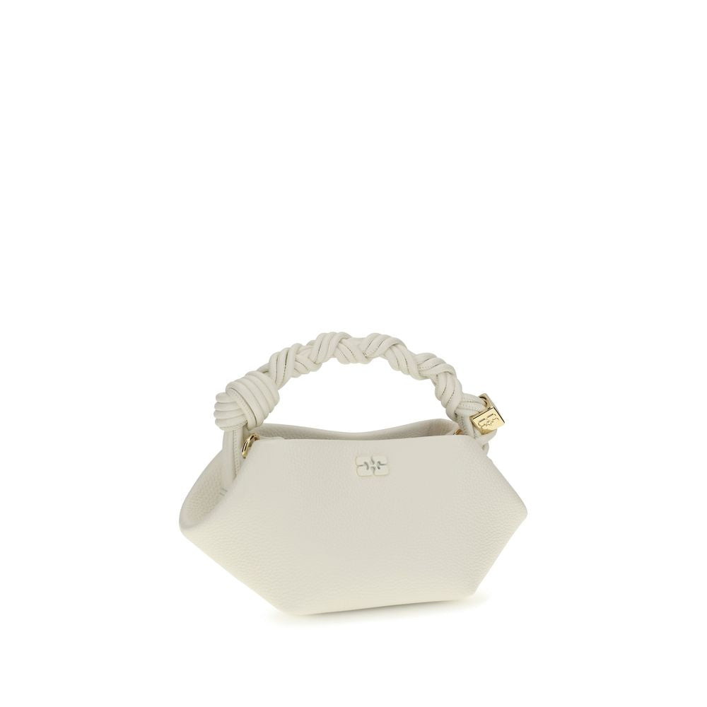 Ganni White Recycled Polyester Shoulder Bag