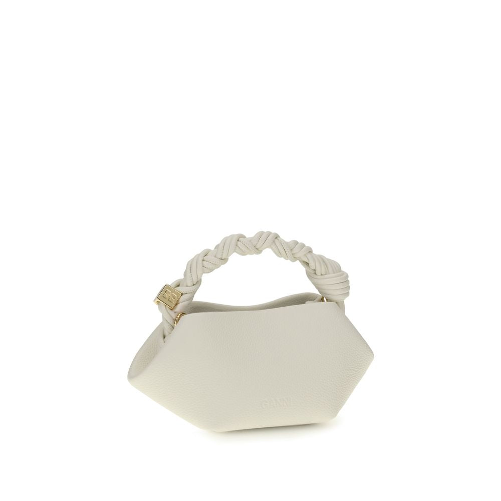 Ganni White Recycled Polyester Shoulder Bag