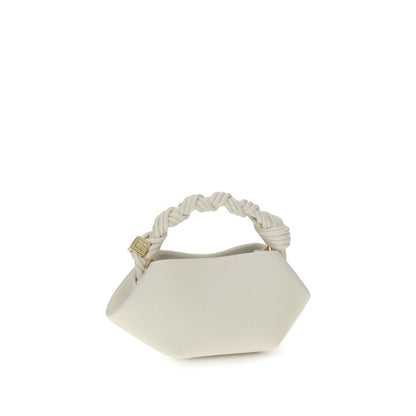 Ganni White Recycled Polyester Shoulder Bag