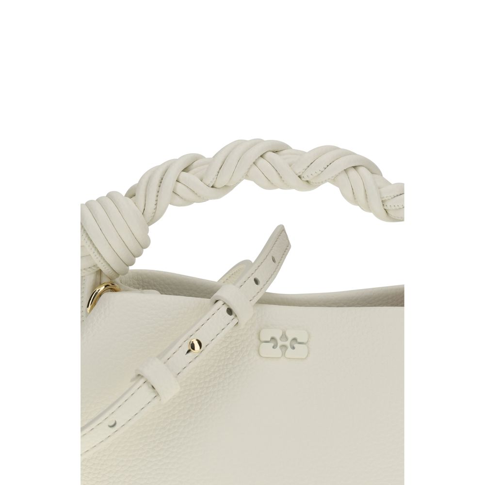 Ganni White Recycled Polyester Shoulder Bag