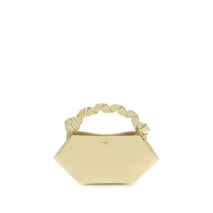 Ganni Bicolor Recycled Leather Shoulder Bag