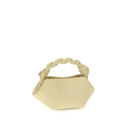 Ganni Bicolor Recycled Leather Shoulder Bag
