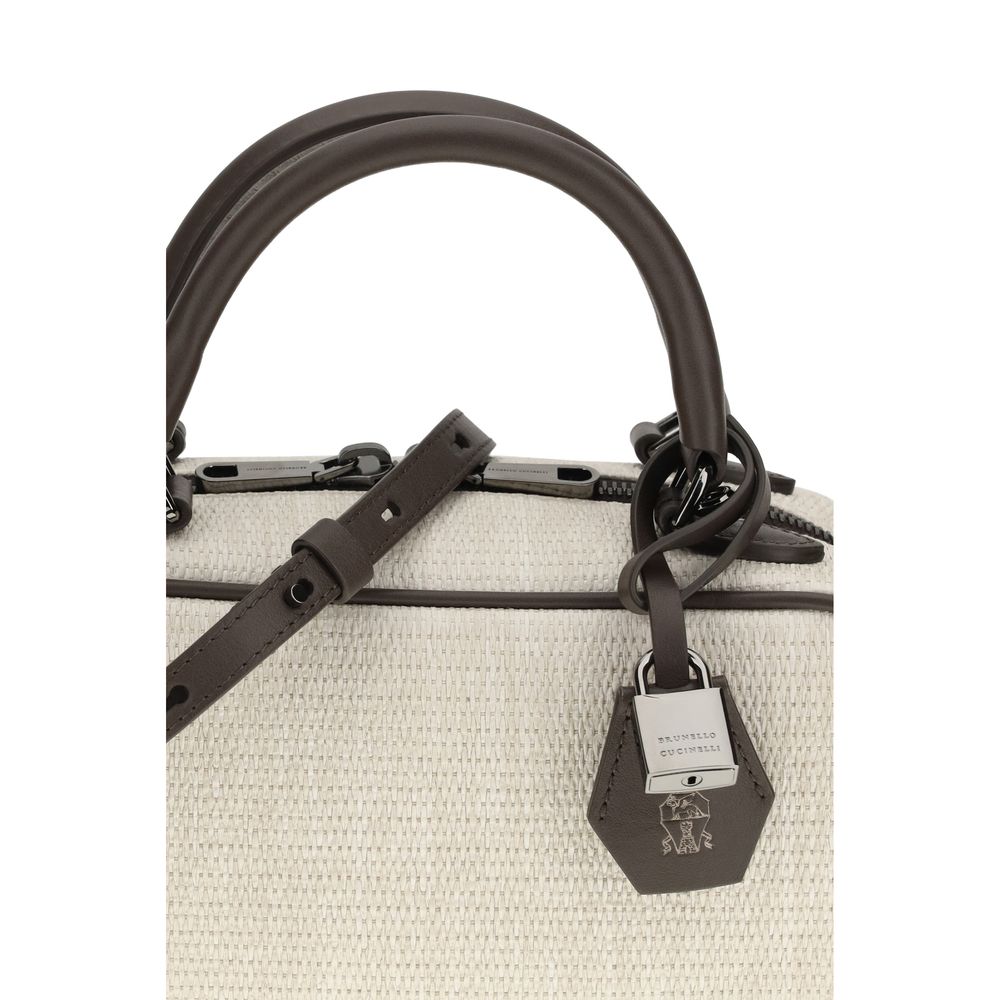 Brunello Cucinelli Gray Polyamide Shoulder Bag