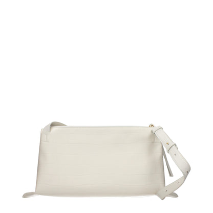 Jil Sander White Leather Crossbody Bag