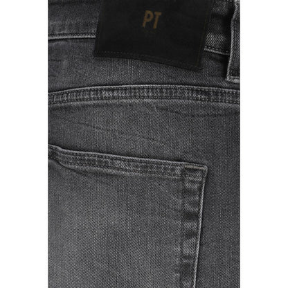PT Torino Black Cotton Jeans Denim