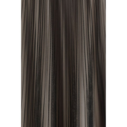 Max Mara Black Polyester Long Skirt