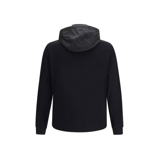 Prada Black Cotton Full-Length Jacket