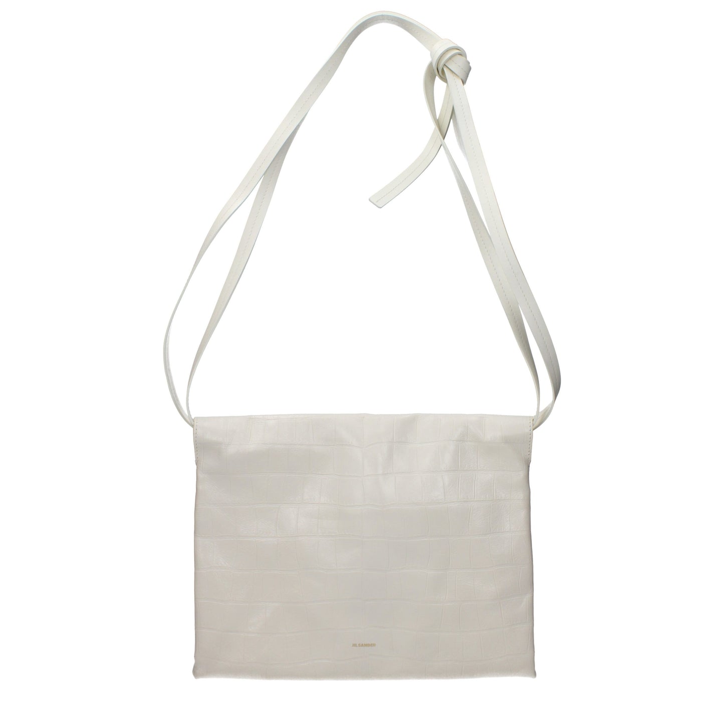 Jil Sander Beige Leather Crossbody Bag