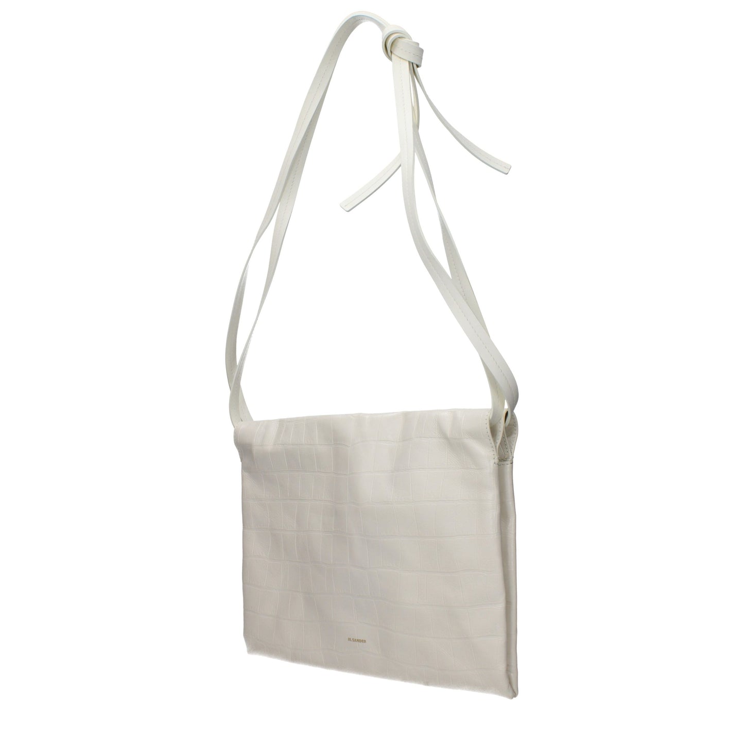 Jil Sander Beige Leather Crossbody Bag