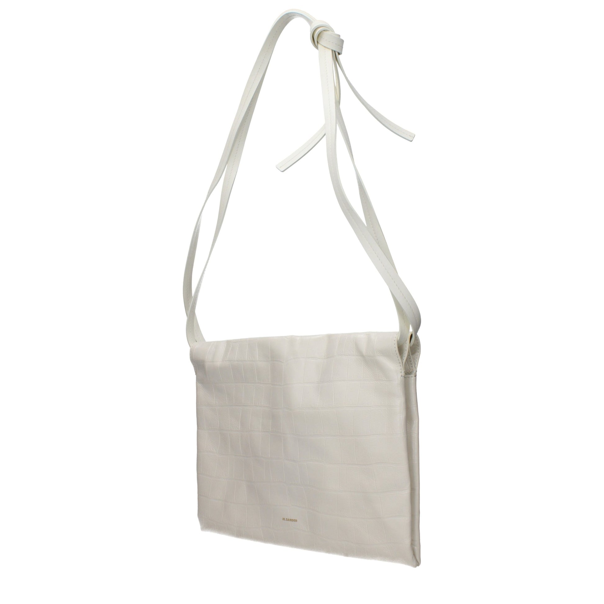 Jil Sander Beige Leather Crossbody Bag