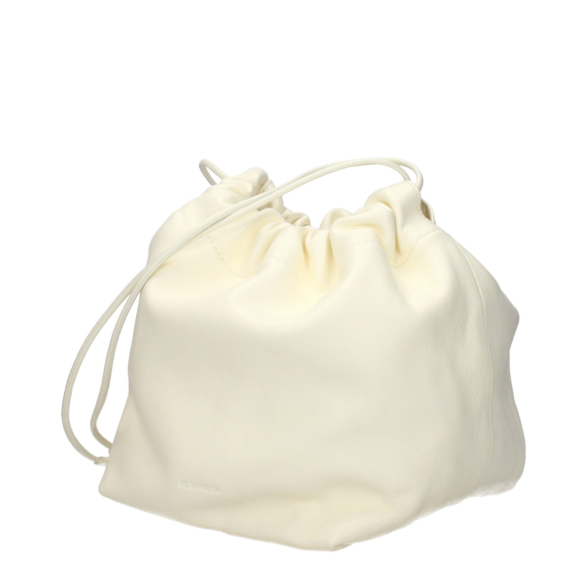 Jil Sander Beige Leather Shoulder Bag
