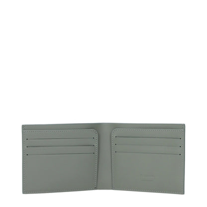 Jil Sander Green Leather Wallet