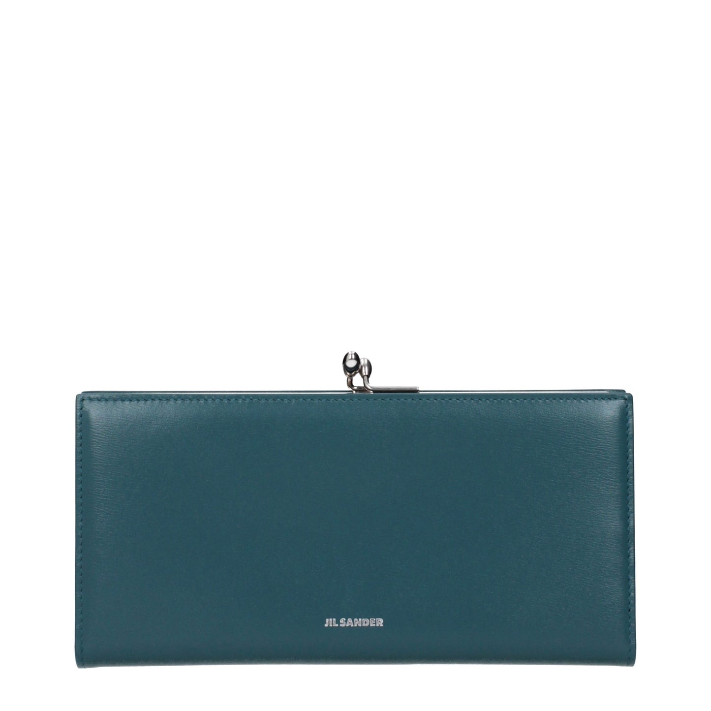 Jil Sander Blue Leather Wallet