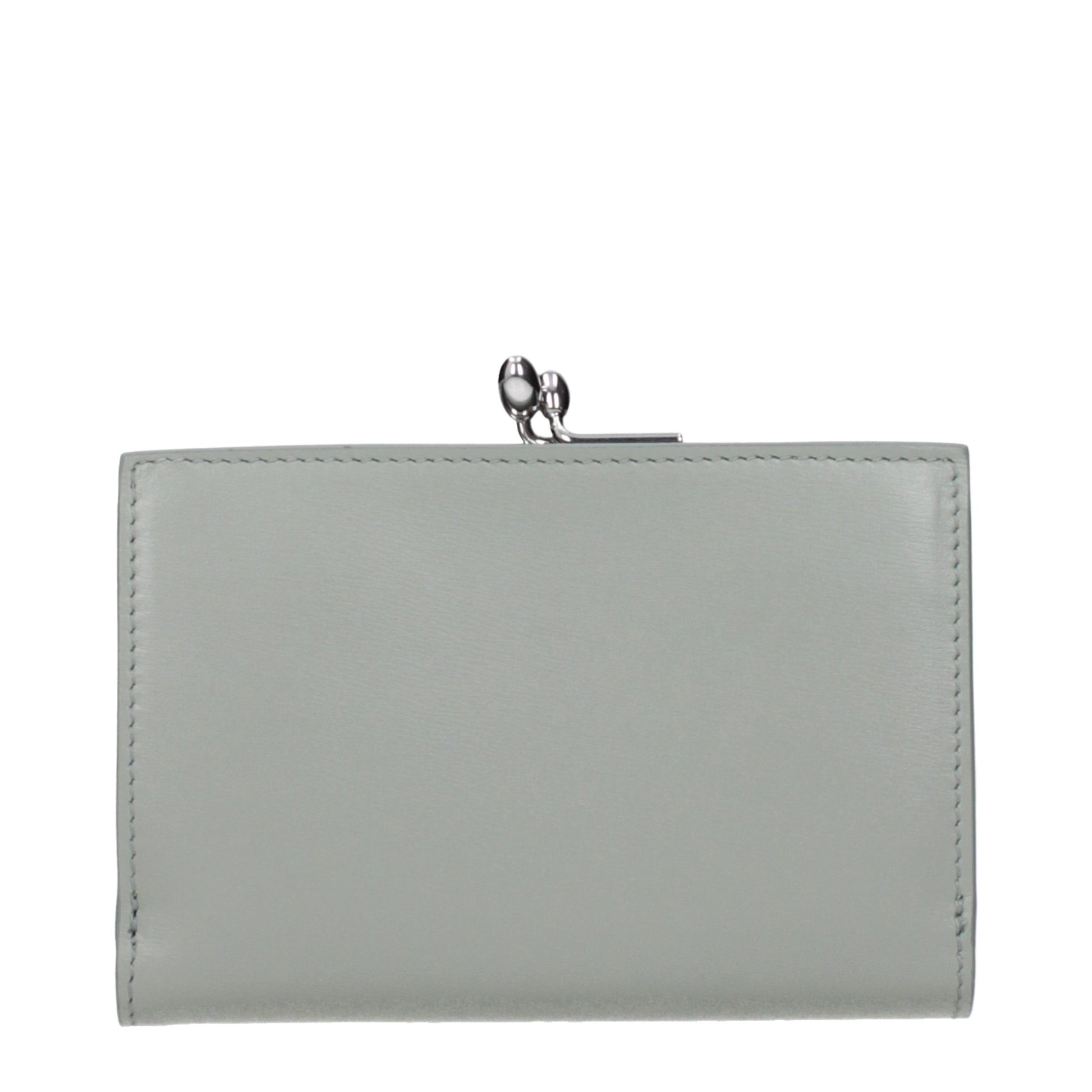 Jil Sander Green Leather Wallet