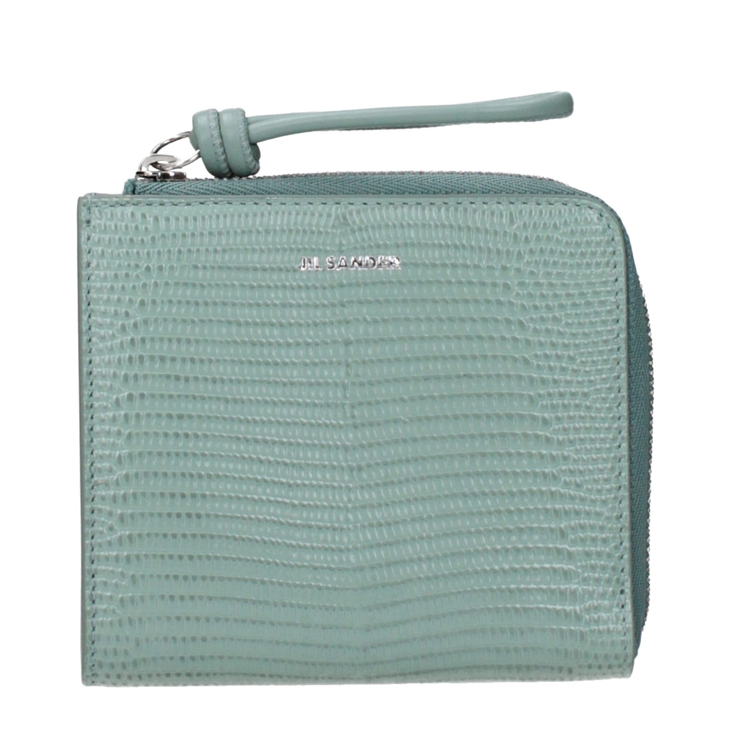 Jil Sander Green Leather Wallet
