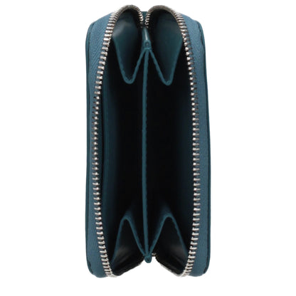 Jil Sander Blue Leather Wallet