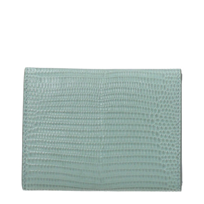 Jil Sander Green Leather Wallet