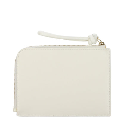 Jil Sander Beige Leather Wallet