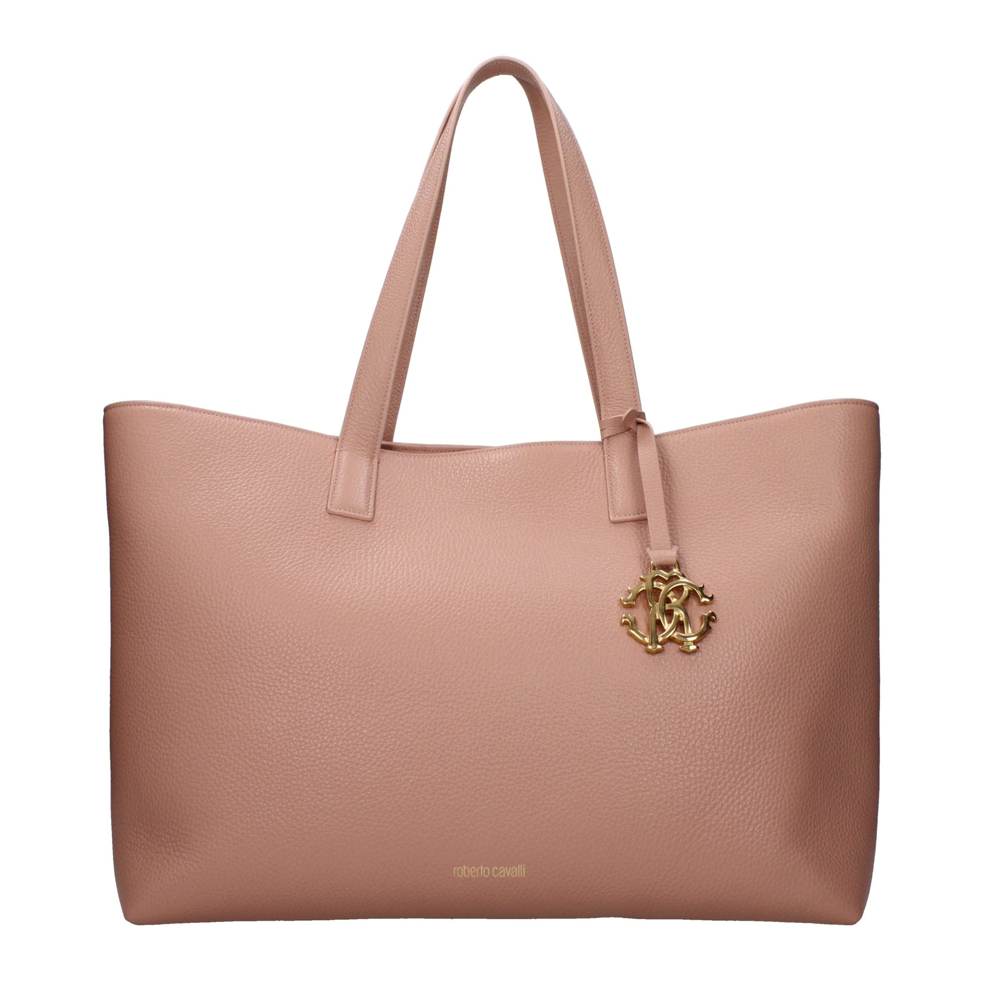 Roberto Cavalli Pink Leather Shoulder Bag