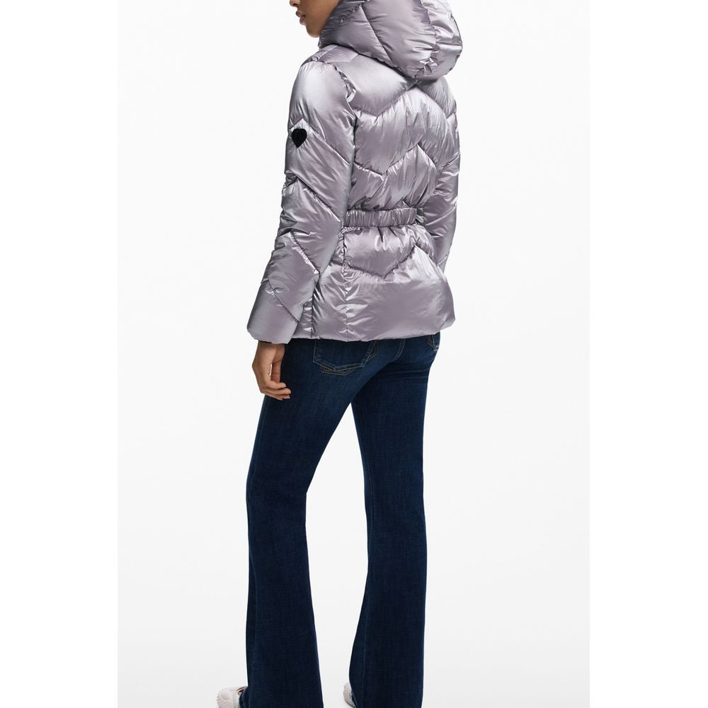 Desigual Rosa Polyurethane Women Jacket