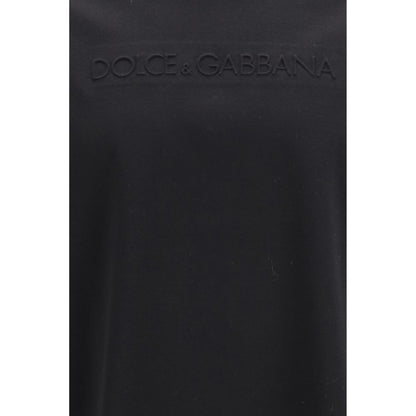 Dolce & Gabbana Black Cotton T-Shirt