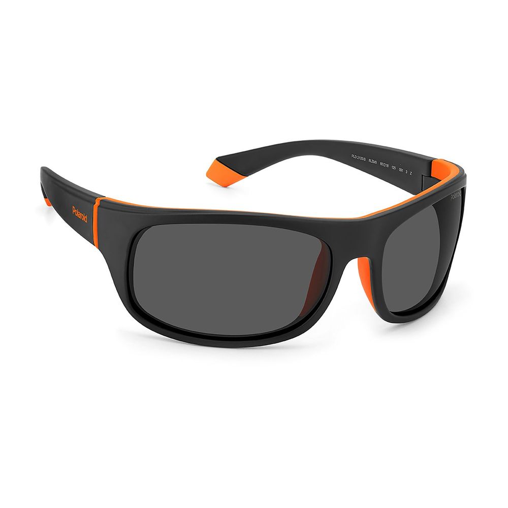 Polaroid Black Rubber Sunglasses