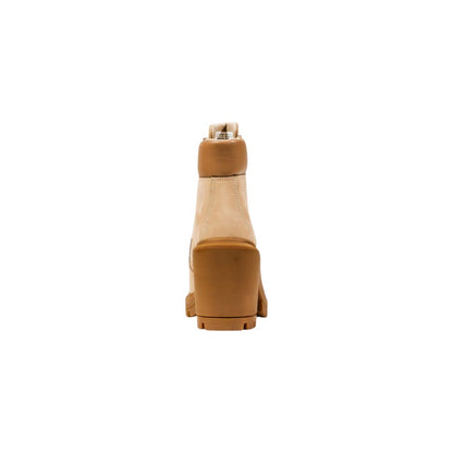 Timberland Beige Suede Leather Ankle Boots