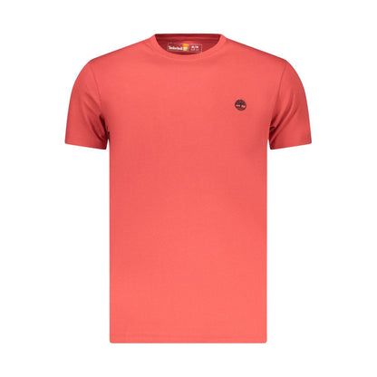 Timberland Red Organic Cotton Men T-Shirt