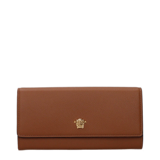 Versace Brown Leather Wallet