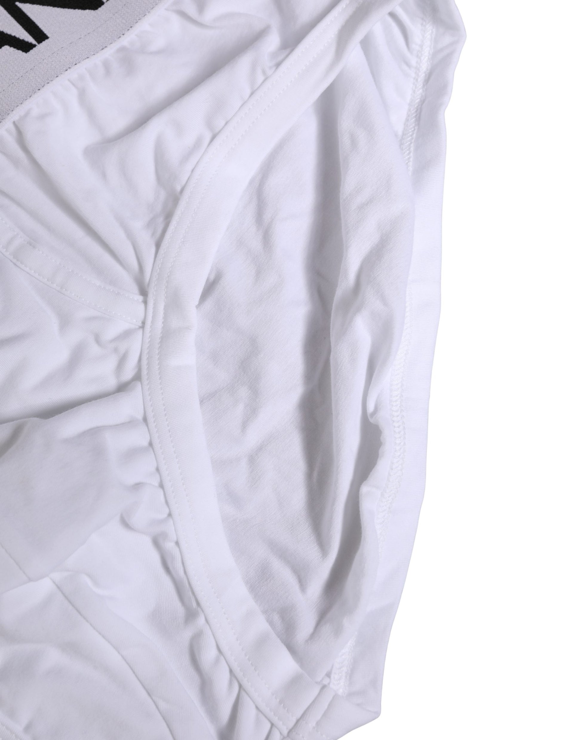 Dolce & Gabbana White Cotton Stretch Brando Brief Underwear