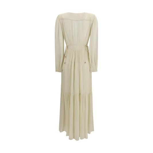 Marant Etoile Beige Viscose Casual Dress