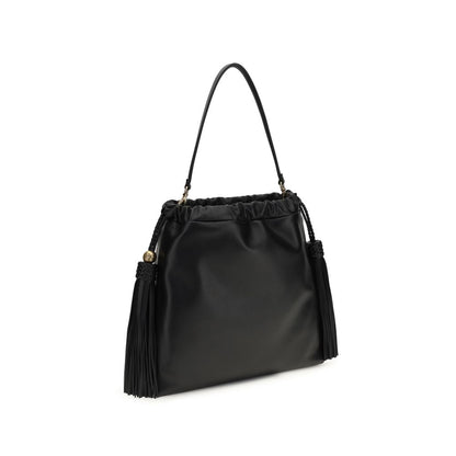 Etro Black Lamb Ovis Aries Aries Shoulder Bag