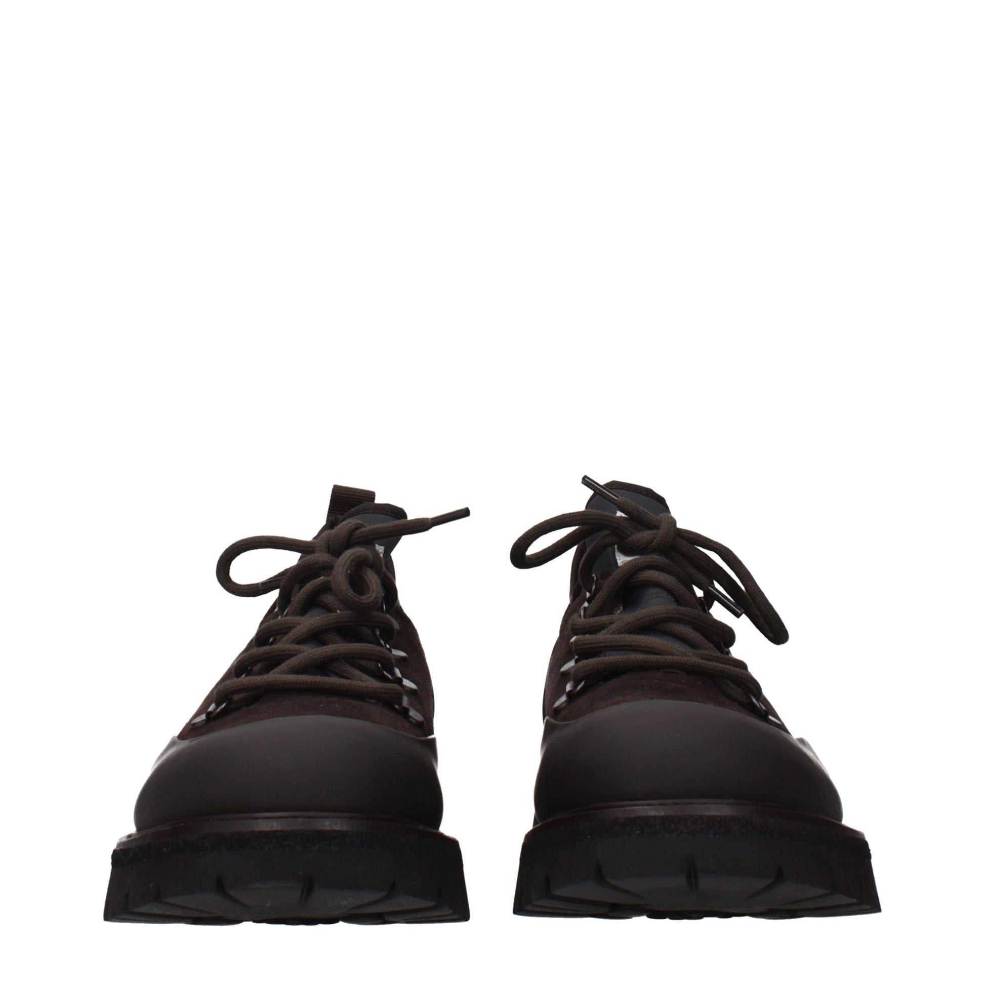 Eleventy Brown Leather Athletic Sneakers