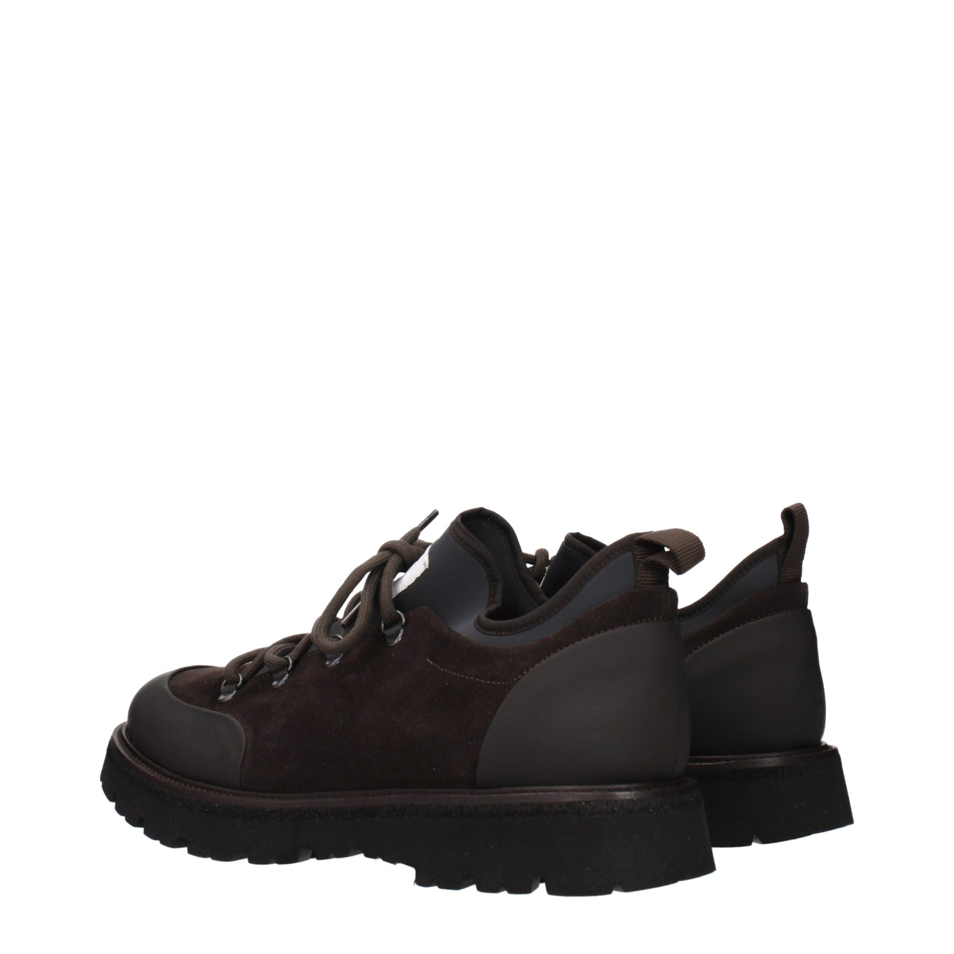 Eleventy Brown Leather Athletic Sneakers