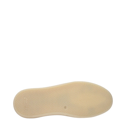Eleventy Beige Fabric Low Top Sneakers