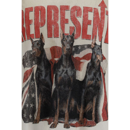 Represent White Cotton T-Shirt