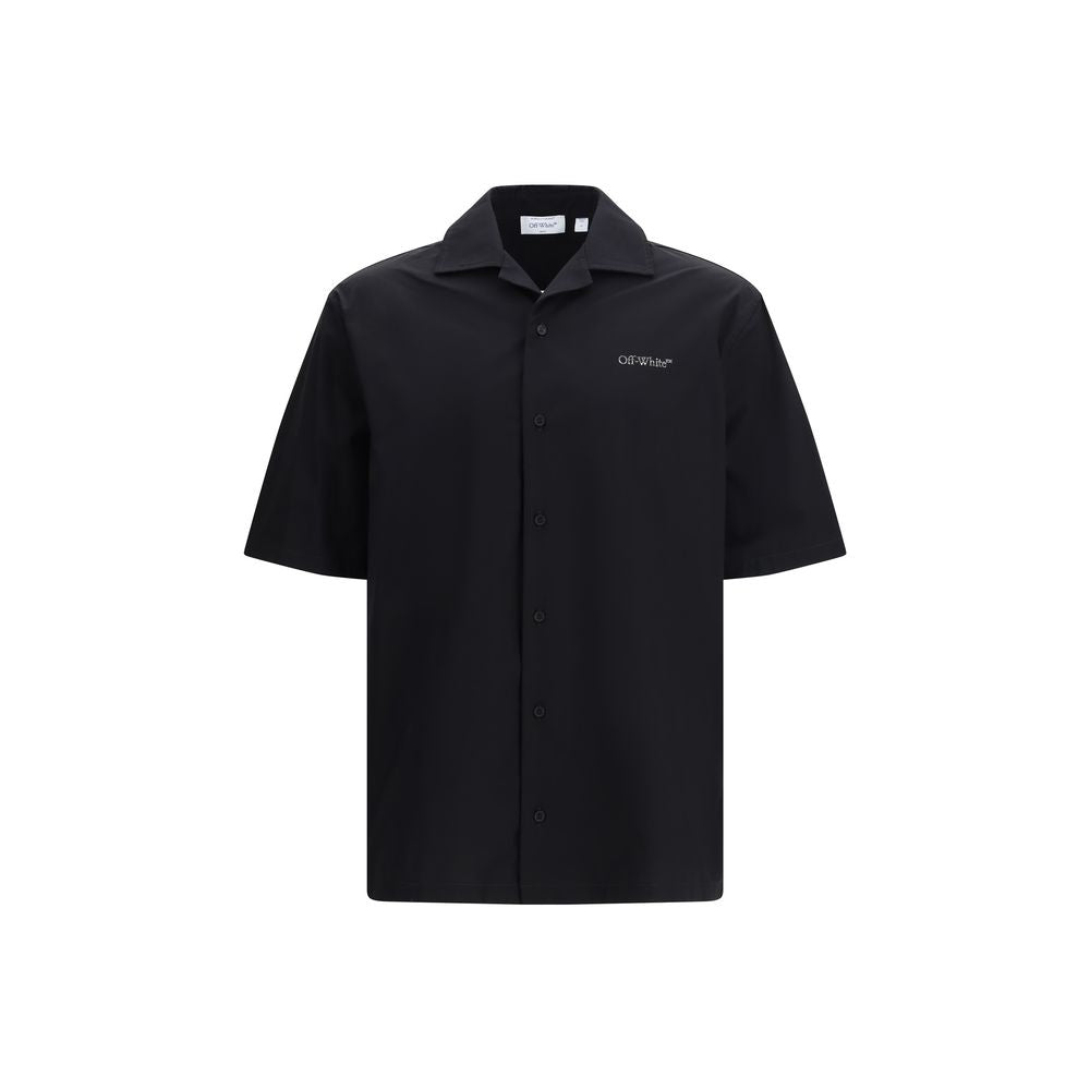 Off-White Black Cotton Shirt